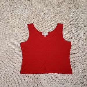4 for $12 🧚‍♀️ Red Soft Cotton Tank Top